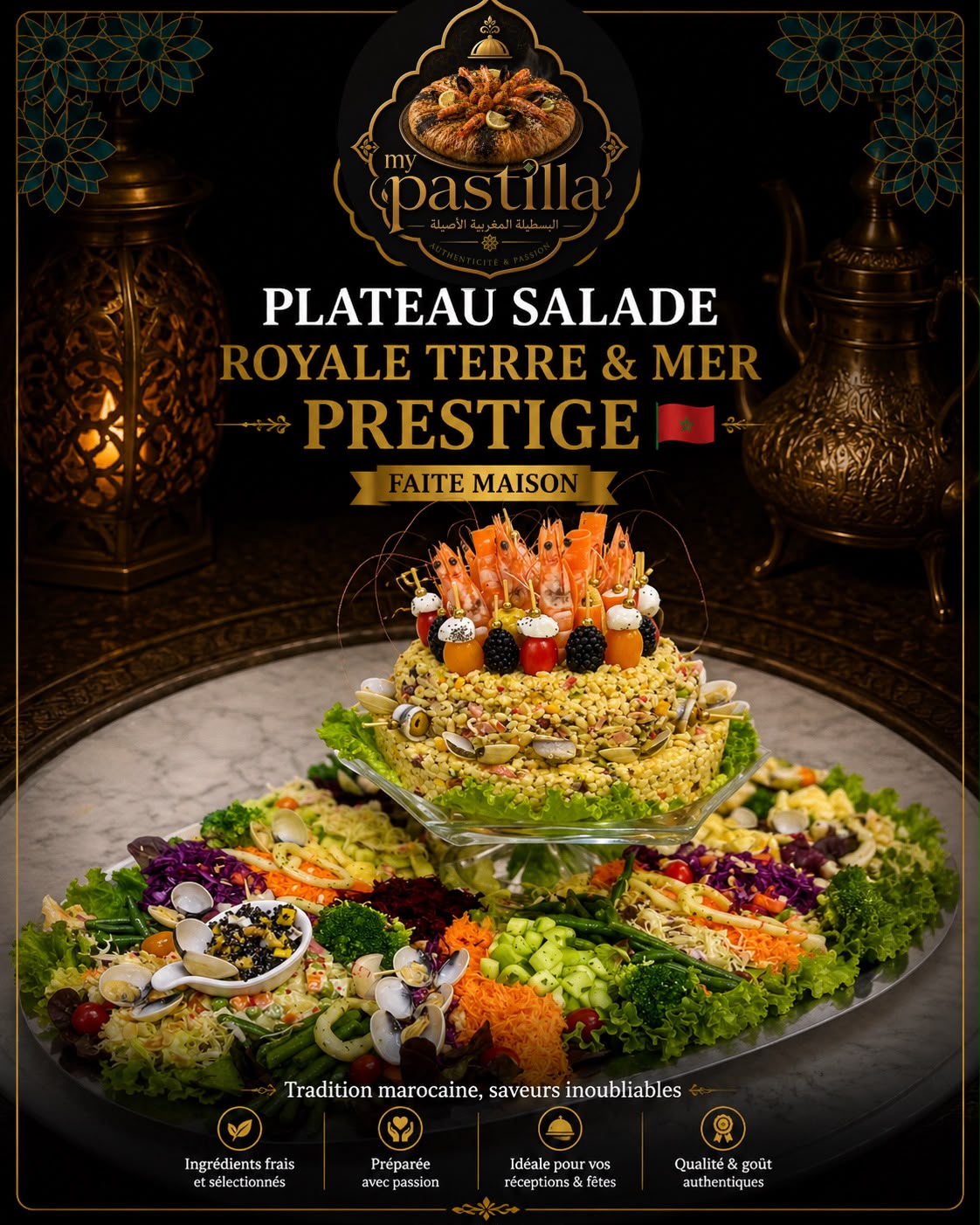 Salade Royale Terre & Mer